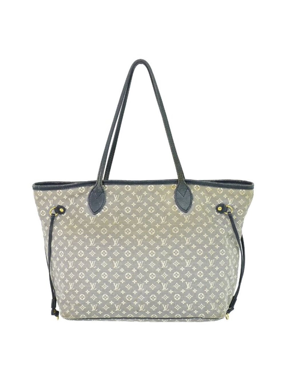 Louis Vuitton LV Neverfull Monogram Idylle Shoulder Bag Tote Navy
